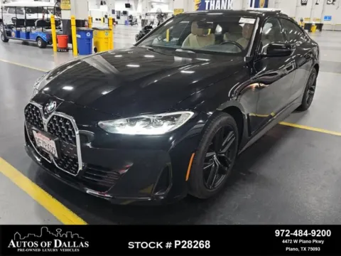 Black 2023 BMW 4 Series 430i Gran Coupe SPORT LINE,NAV,CAM,SUNROOF,BLIND S for sale in Plano, TX
