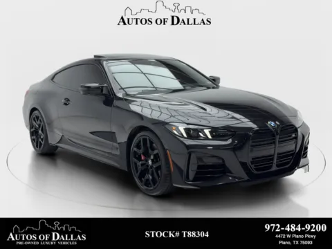 Black 2025 BMW 4 Series M440i NAV,CAM,SUNROOF,HEADS UP,19" M WLS for sale in Plano, TX