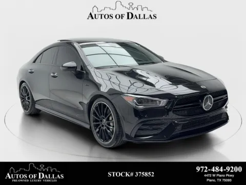 Black 2023 Mercedes-Benz CLA 35 AMG NIGHT PKG,NAV,CAM,PANO,BLIND SPOT for sale in Plano, TX