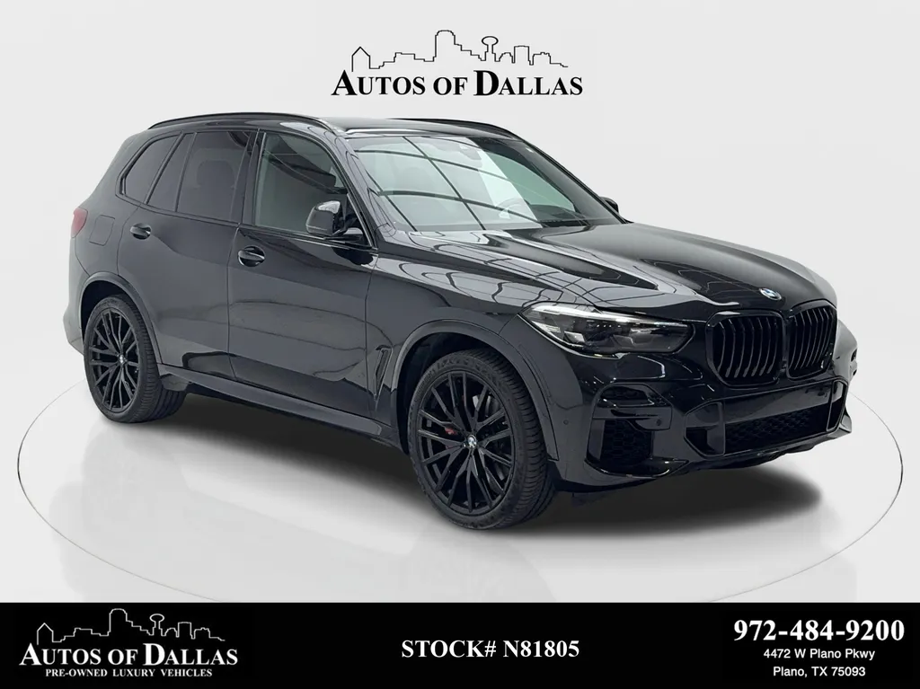 Black 2023 BMW X5 xDrive40i M SPORT,NAV,CAM,PANO,HEADS UP,22" M WLS for sale in Plano, TX