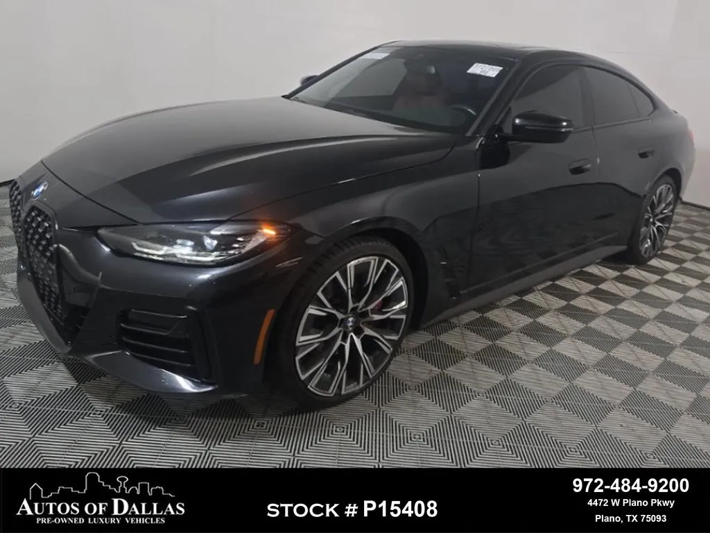 Black 2023 BMW 4 Series 430i Gran Coupe M SPORT,NAV,CAM,SUNROOF,20" M WLS for sale in Plano, TX