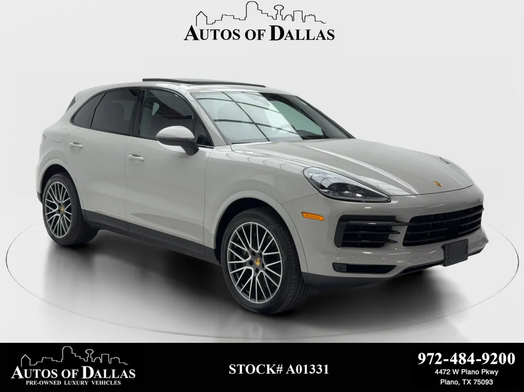 Gray 2022 Porsche Cayenne NAV,CAM,PANO,HTD STS,BLIND SPOT,21" WLS for sale in Plano, TX