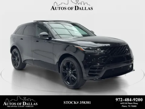 Black 2023 Land Rover Range Rover Velar R-Dynamic S NAV,CAM,PANO,HTD STS,BLIND SPOT for sale in Plano, TX