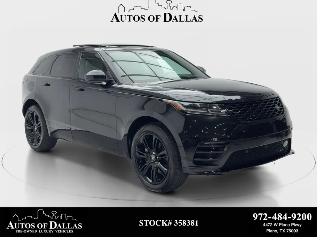 Black 2023 Land Rover Range Rover Velar R-Dynamic S NAV,CAM,PANO,HTD STS,BLIND SPOT for sale in Plano, TX