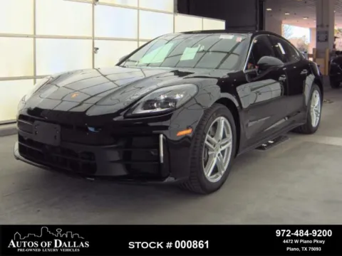 Black 2025 Porsche Panamera NAV,CAM,PANO,CLMT STS,BLIND SPOT,19" WLS for sale in Plano, TX