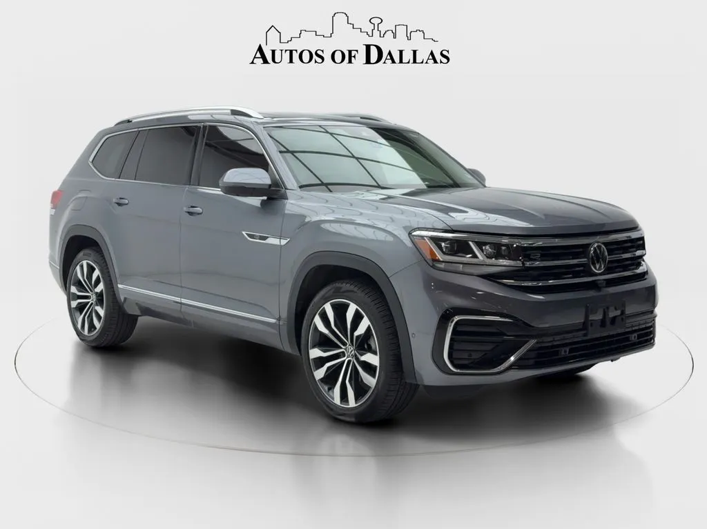 Silver 2023 Volkswagen Atlas 3.6L V6 SEL Premium R-Line for sale in Plano, TX
