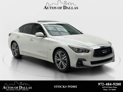 White 2018 INFINITI Q50 Sport for sale in Plano, TX