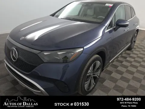 Blue 2023 Mercedes-Benz EQE 350 SUV NAV,CAM,PANO,CLMT STS,BLIND SPOT for sale in Plano, TX