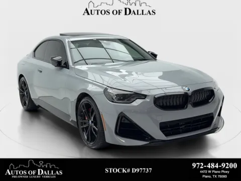 Gray 2024 BMW 2 Series M240i M SPORT,NAV,CAM,SUNROOF,BLIND SPOT for sale in Plano, TX