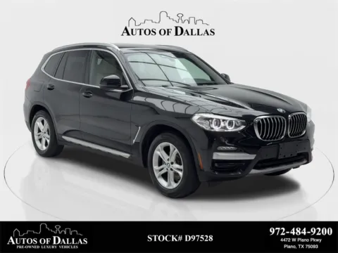 Black 2021 BMW X3 sDrive30i X LINE,NAV,CAM,PANO,BLIND SPOT for sale in Plano, TX