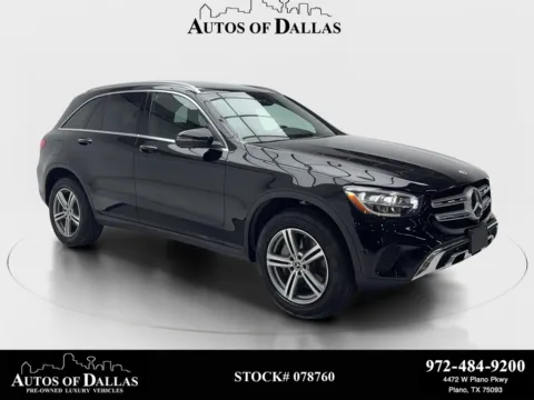 Black 2022 Mercedes-Benz GLC 300 NAV,CAM,PANO,HTD STS,BLIND SPOT,18" WLS for sale in Plano, TX
