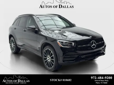 Black 2021 Mercedes-Benz GLC 300 AMG NIGHT PKG,NAV,CAM,PANO,BLIND SPOT for sale in Plano, TX