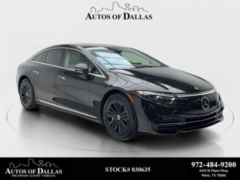 Black 2023 Mercedes-Benz EQS 450 NAV,CAM,PANO,CLMT STS,BLIND SPOT for sale in Plano, TX