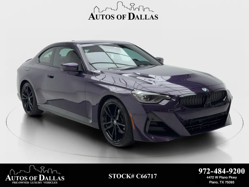 Purple 2022 BMW 2 Series 230i M SPORT,NAV,CAM,HTD STS,BLIND SPOT for sale in Plano, TX