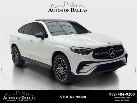 Black 2025 Mercedes-Benz GLC 300 Coupe AMG NIGHT PKG,NAV,CAM,PANO,20" WHLS for sale in Plano, TX