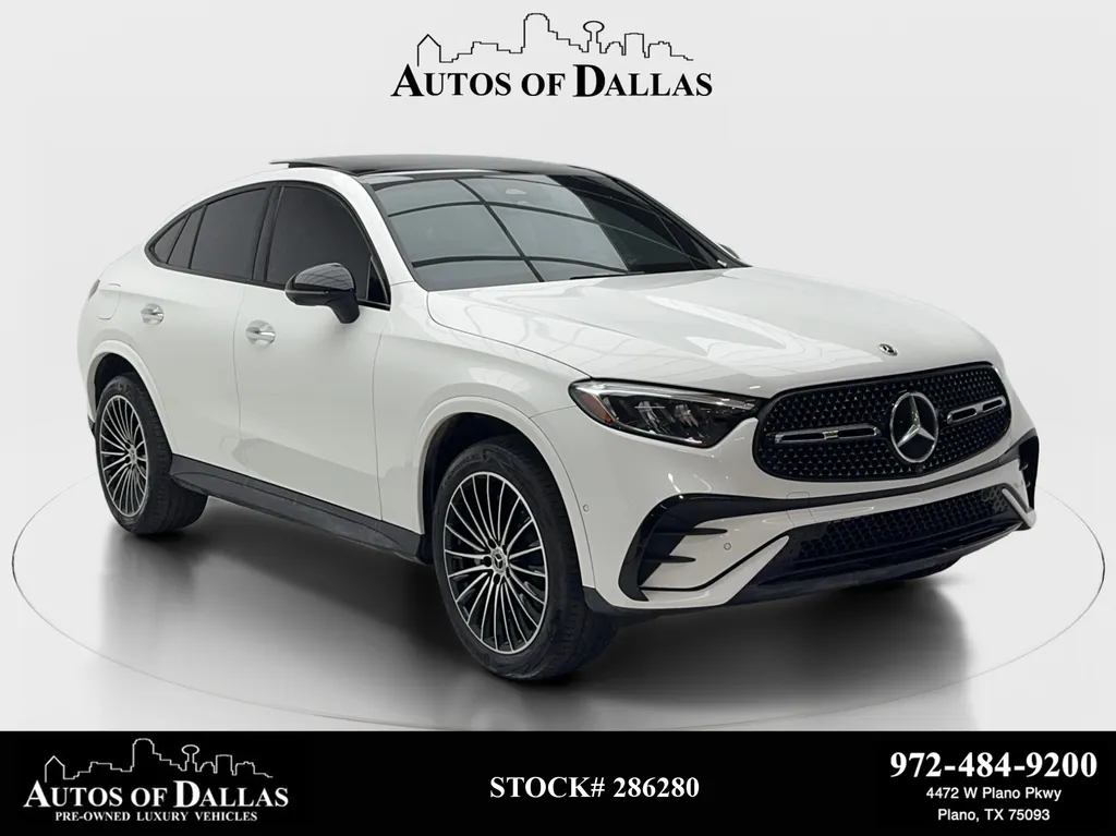2025 Mercedes-Benz GLC 300 Coupe AMG NIGHT PKG,NAV,CAM,PANO,20" WHLS for sale in Plano, TX