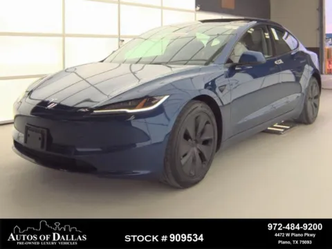 Blue 2025 Tesla Model 3 Long Range NAV,CAM,PANO,HTD STS,BLIND SPOT,18" WLS for sale in Plano, TX