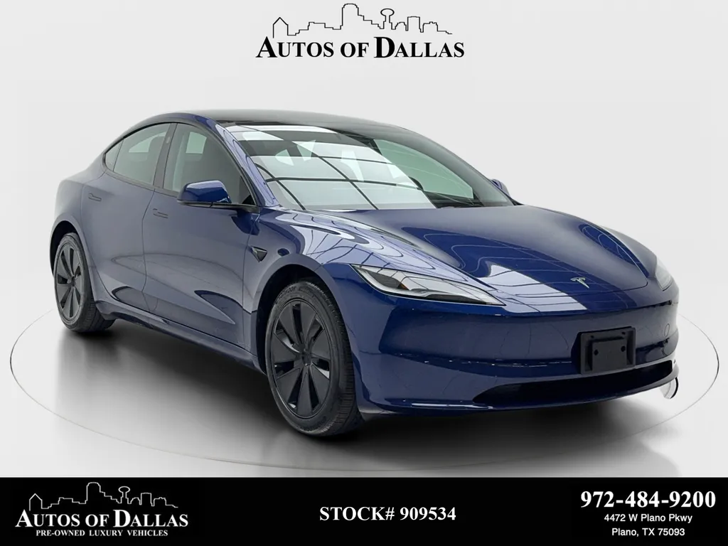 Blue 2025 Tesla Model 3 Long Range NAV,CAM,PANO,HTD STS,BLIND SPOT,18" WLS for sale in Plano, TX