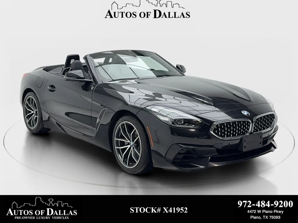 Black 2022 BMW Z4 sDrive30i SPORT LINE,NAV,CAM,HTD STS,BLIND SPOT for sale in Plano, TX