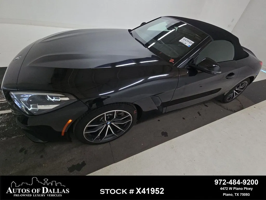 Black 2022 BMW Z4 sDrive30i SPORT LINE,NAV,CAM,HTD STS,BLIND SPOT for sale in Plano, TX