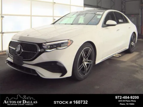 Black 2025 Mercedes-Benz E-Class E 350 AMG SPORT,NAV,CAM,PANO,BLIND SPOT,19" WLS for sale in Plano, TX