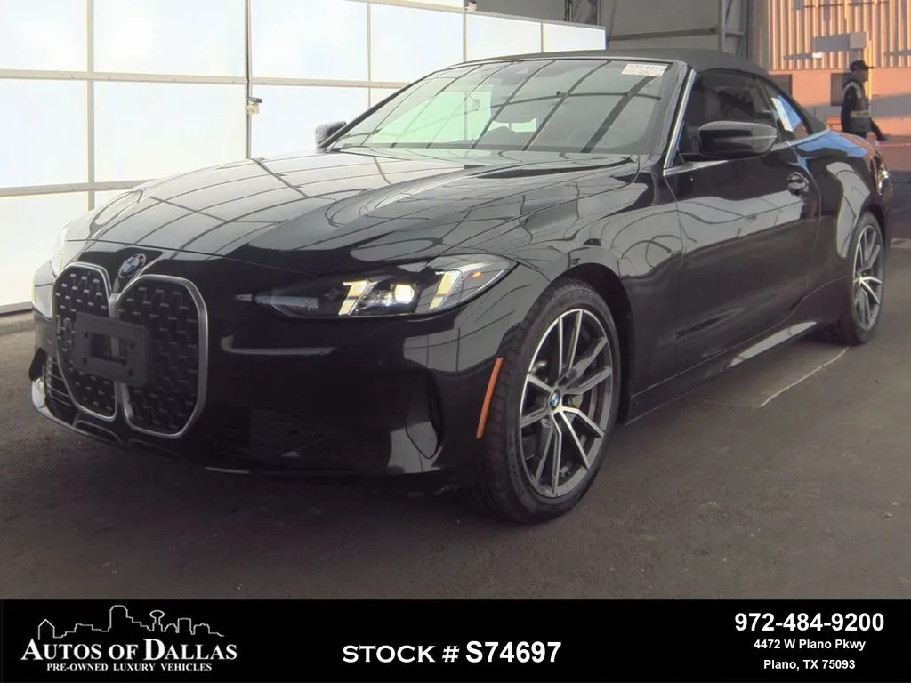 2025 BMW 4 Series 430i Convertible SPORT LINE,NAV,CAM,HTD STS,BLIND for sale in Plano, TX
