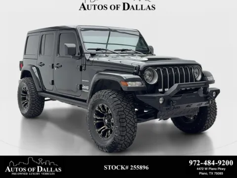 Black 2022 Jeep Wrangler Unlimited Sahara for sale in Plano, TX