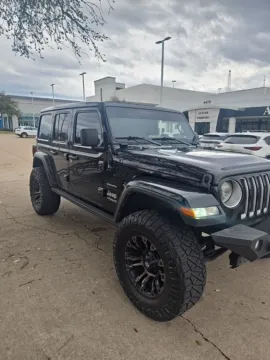 Black 2022 Jeep Wrangler Unlimited Sahara for sale in Plano, TX