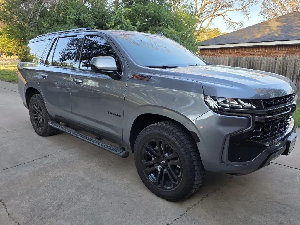 Gray 2021 Chevrolet Tahoe Z71 for sale in Plano, TX