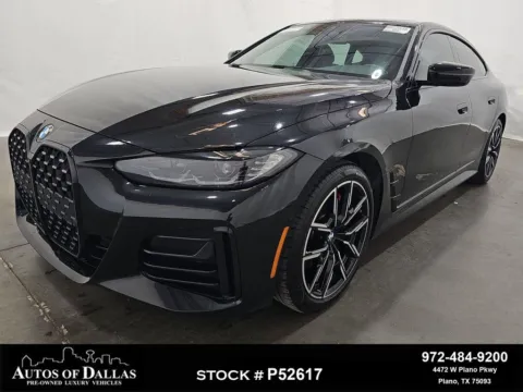 Black 2023 BMW 4 Series 430i Gran Coupe M SPORT,NAV,CAM,SUNROOF,BLIND SPOT for sale in Plano, TX