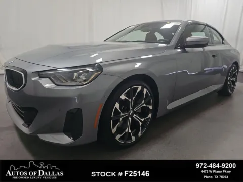 Gray 2025 BMW 2 Series 230i SPORT LINE,NAV,CAM,SUNROOF,HEADS UP for sale in Plano, TX