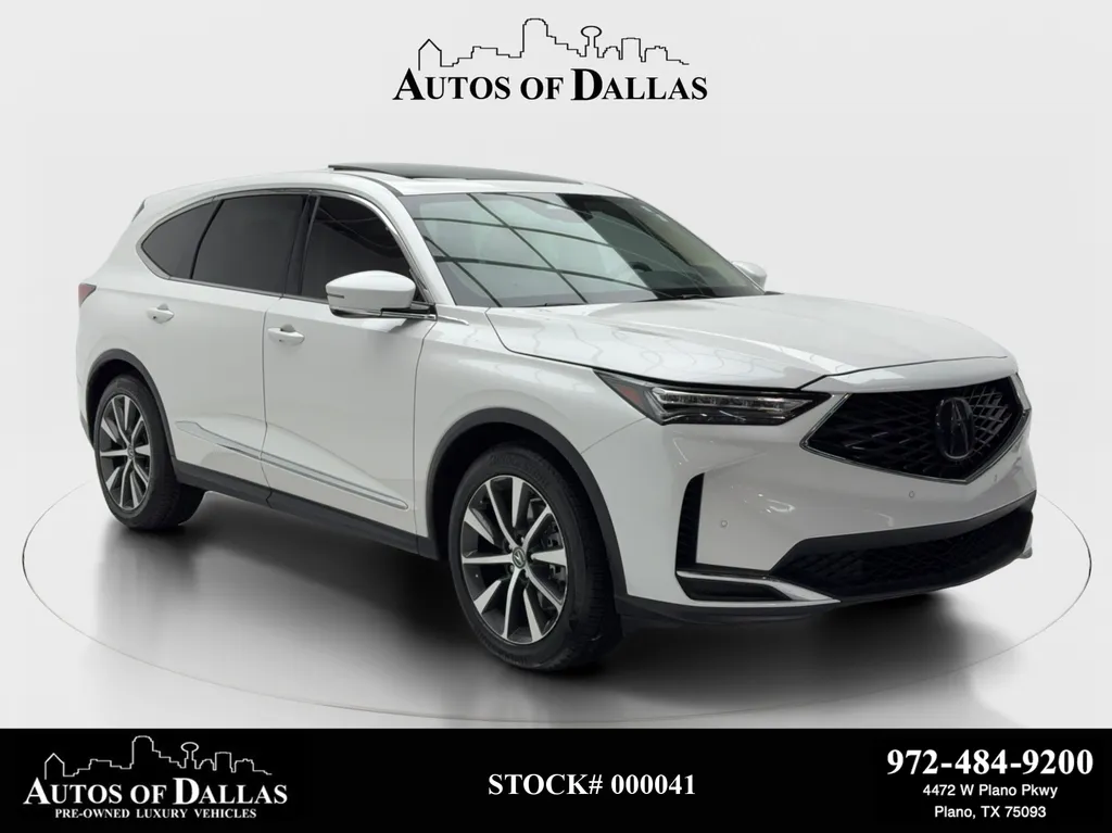 White 2025 Acura MDX Technology Package for sale in Plano, TX