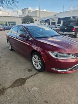 Red 2015 Chrysler 200 Limited for sale in Plano, TX