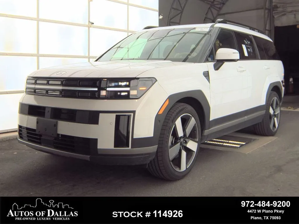 White 2025 Hyundai Santa Fe Limited for sale in Plano, TX
