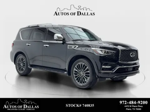Black 2022 INFINITI QX80 Sensory for sale in Plano, TX
