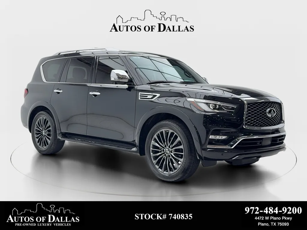 Black 2022 INFINITI QX80 Sensory for sale in Plano, TX