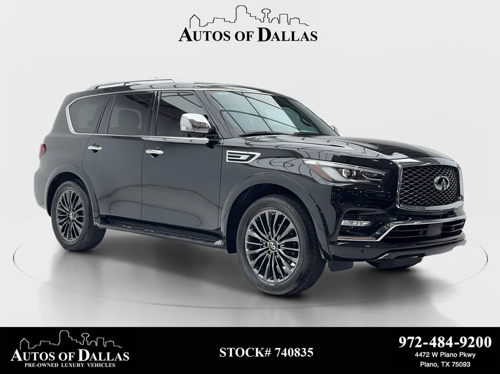 Black 2022 INFINITI QX80 Sensory for sale in Plano, TX