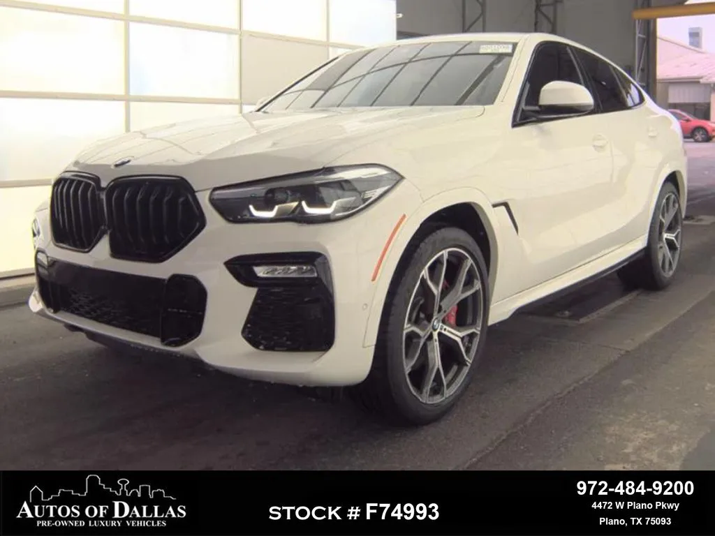 White 2021 BMW X6 xDrive40i for sale in Plano, TX