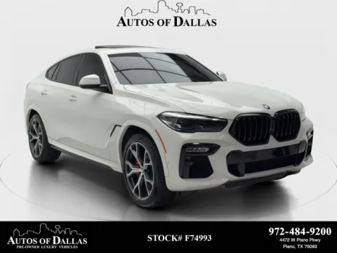White 2021 BMW X6 xDrive40i for sale in Plano, TX