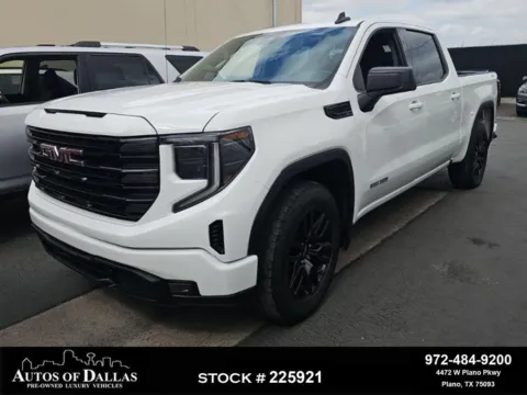 White 2023 GMC Sierra 1500 Elevation for sale in Plano, TX