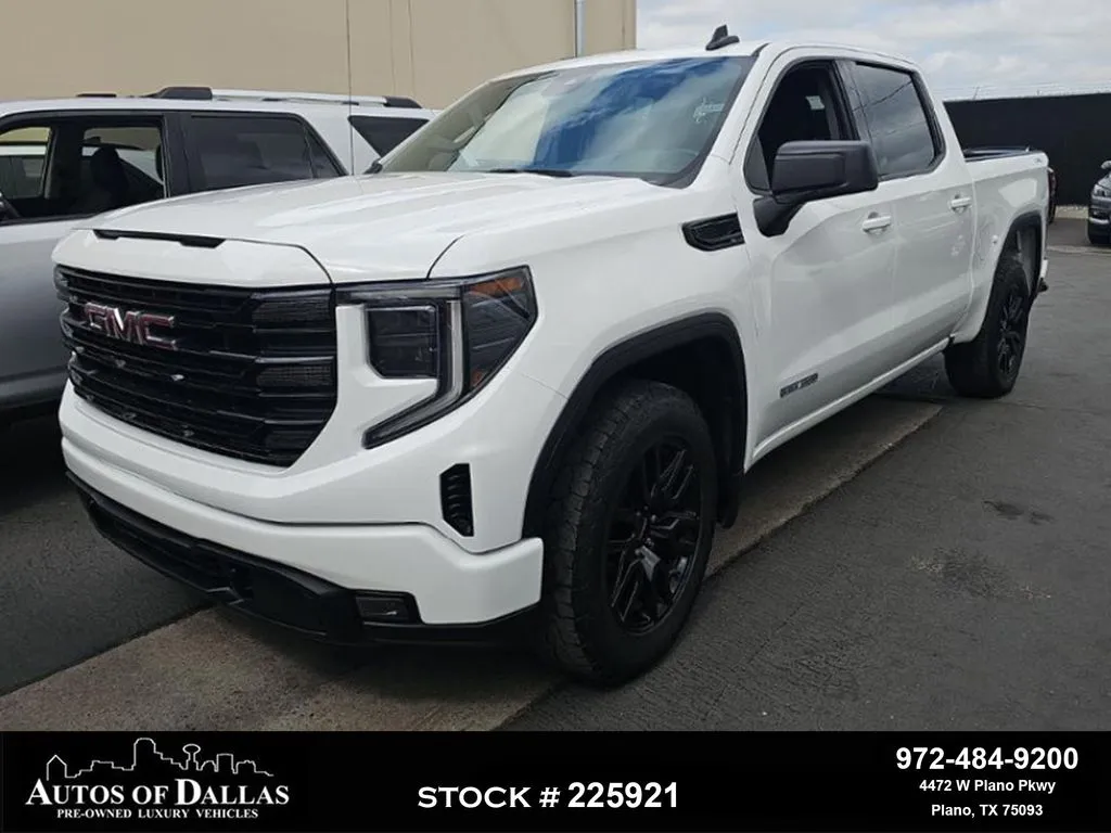 White 2023 GMC Sierra 1500 Elevation for sale in Plano, TX