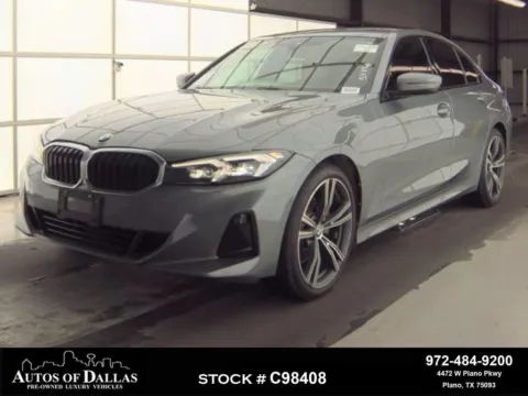 Gray 2023 BMW 3 Series 330i for sale in Plano, TX