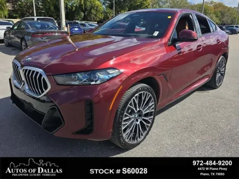 Red 2024 BMW X6 xDrive40i for sale in Plano, TX