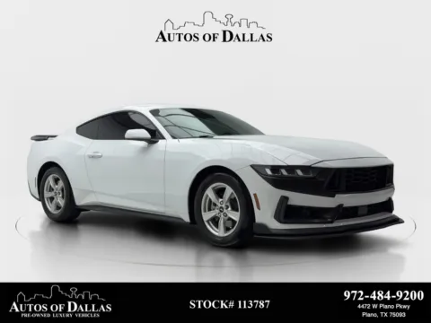 White 2024 Ford Mustang EcoBoost for sale in Plano, TX