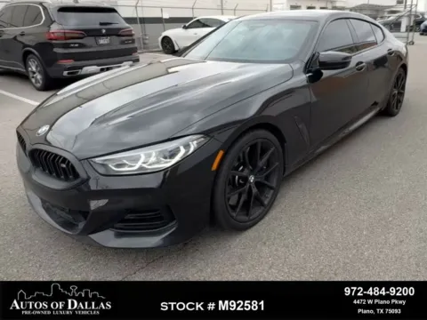 Black 2023 BMW 8 Series M850i xDrive Gran Coupe for sale in Plano, TX