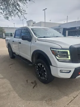 White 2021 Nissan Titan PRO-4X for sale in Plano, TX