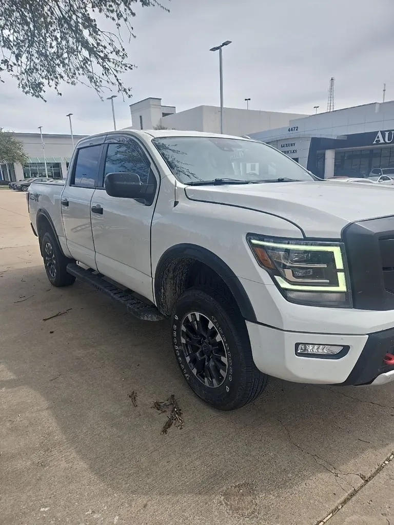 White 2021 Nissan Titan PRO-4X for sale in Plano, TX