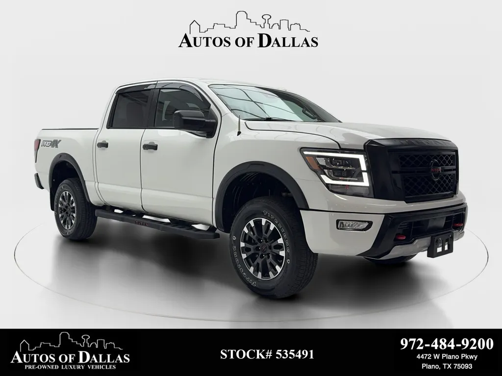 White 2021 Nissan Titan PRO-4X for sale in Plano, TX