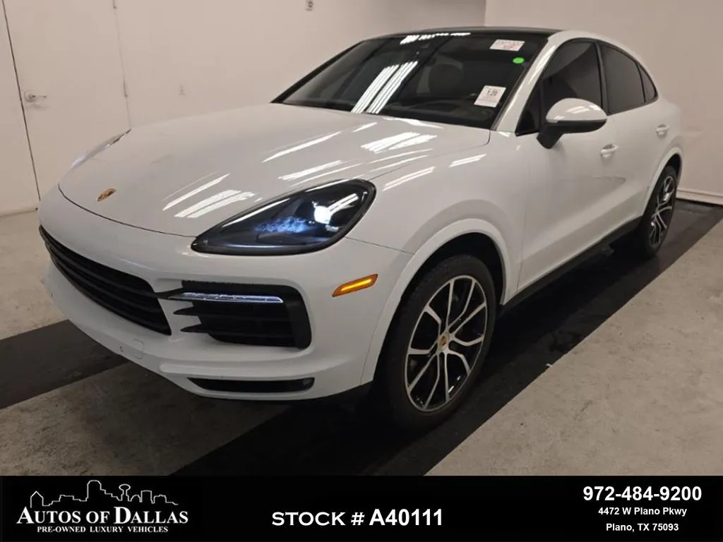 White 2021 Porsche Cayenne Coupe for sale in Plano, TX