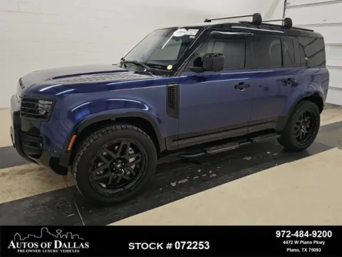 Black 2022 Land Rover Defender 110 X-Dynamic HSE for sale in Plano, TX